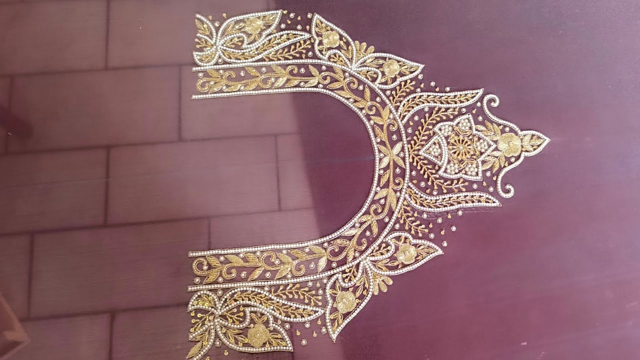 Hand embroidery suit design| ANAVIYA BOUTIQUE | hand work Kadai | Kadai | hand work suit design
