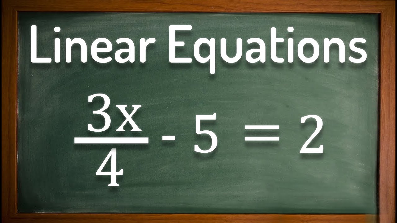 Решение линейных уравнений с дробями — GCSE Maths