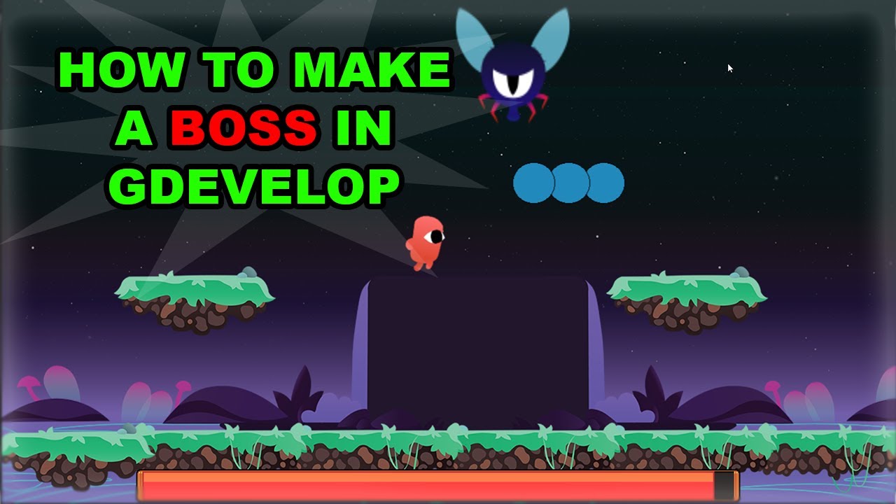 How To Make A BOSS In GDevelop!
