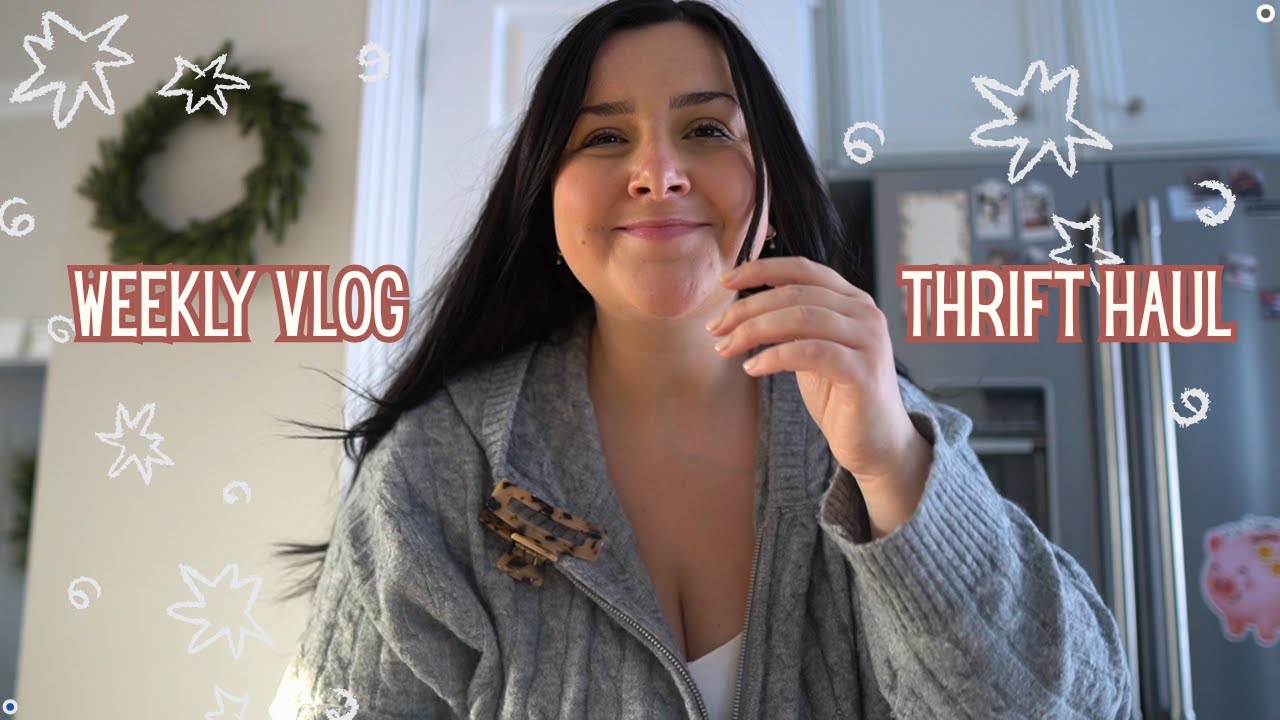weekly vlog décousu : haul de friperie, activités thématique & blabla .