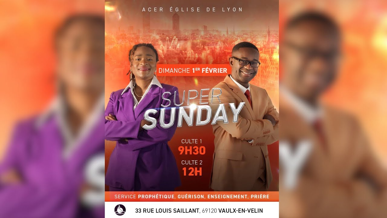 Super Sunday : le perfectionnement des saints - Pasteur Yvon MOUKETOU (culte 1)