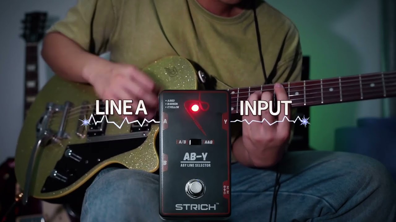 🎸 STRICH Dual Channel ABY Pedal &ndash; Instantly switch your tone!
