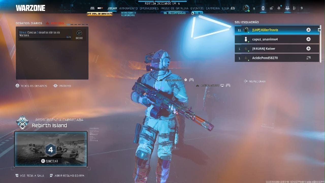 Warzone em terceira pessoa