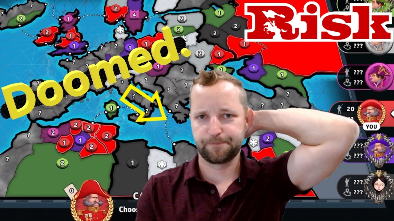 When Lady Luck hates you in Risk: Global Domination!