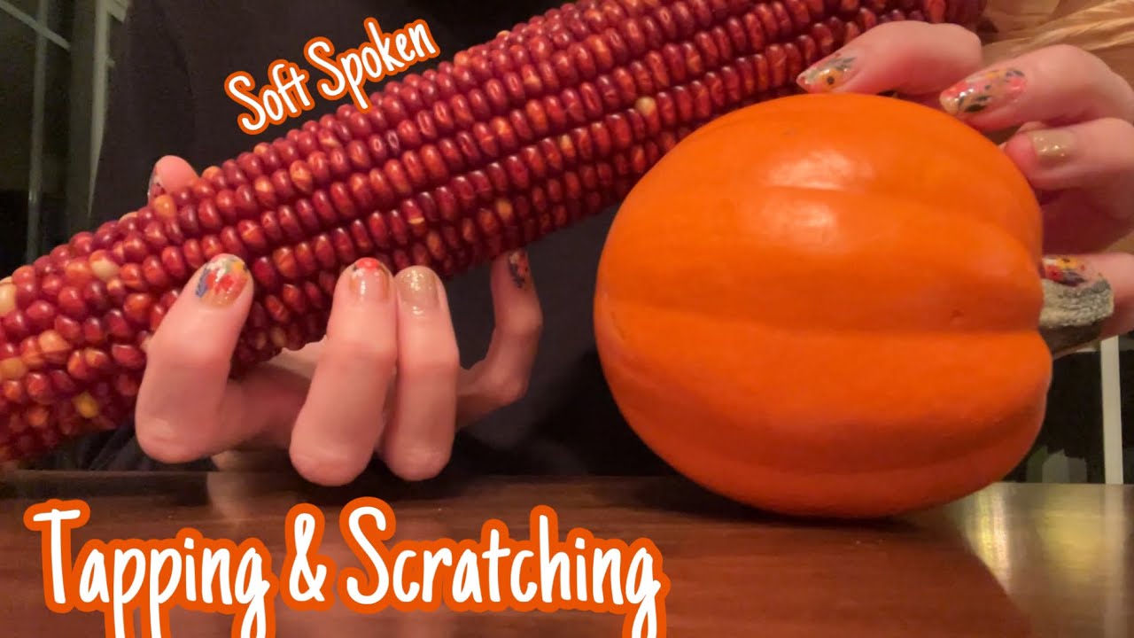 ASMR * Thanksgiving Tapping & Scratching! * Soft Spoken * ASMRVilla
