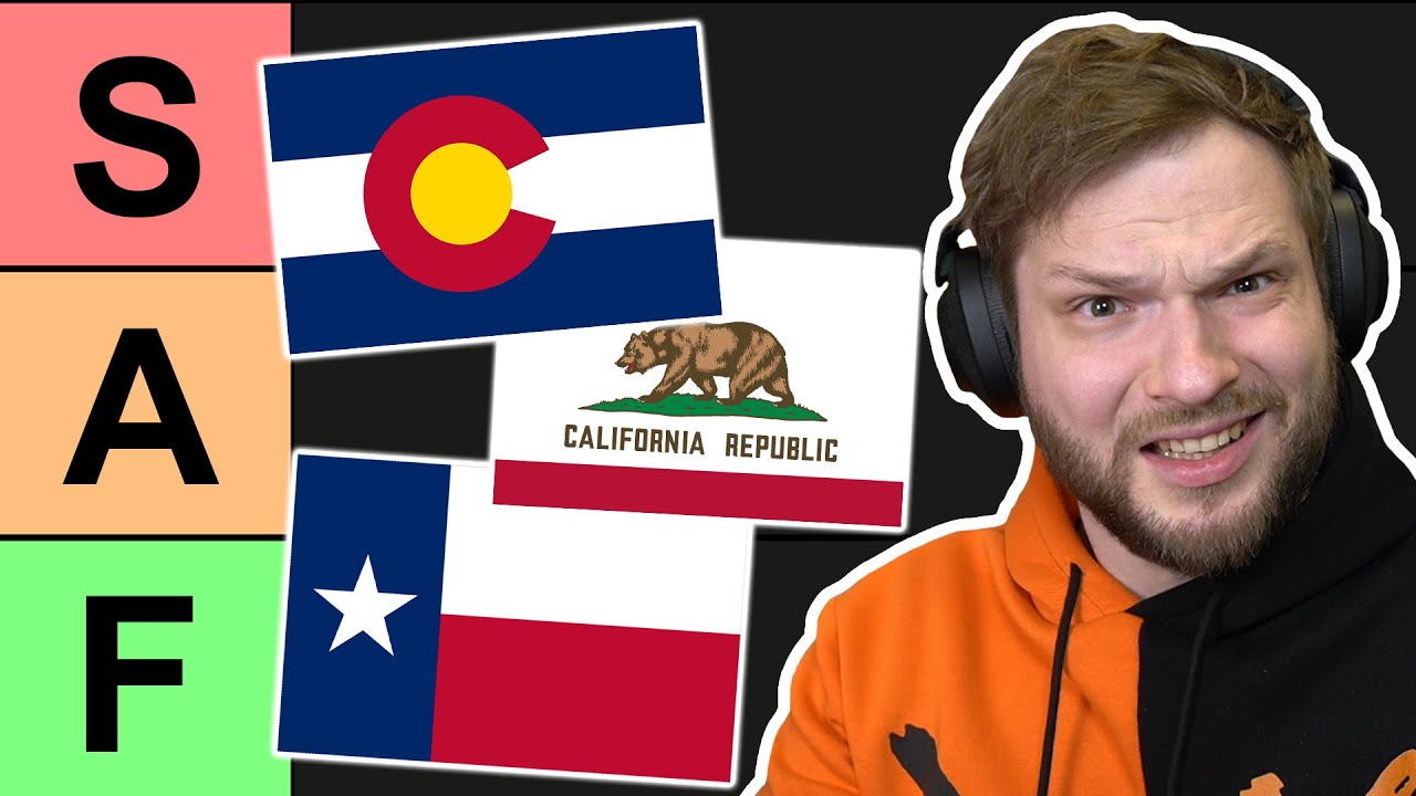 European Ranks US State Flags - Tier List