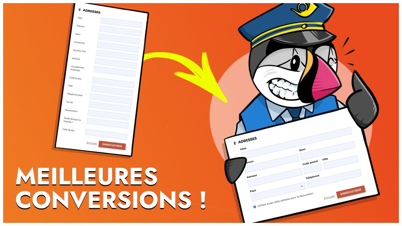 Comprendre et optimiser les formulaires d'adresse dans Prestashop