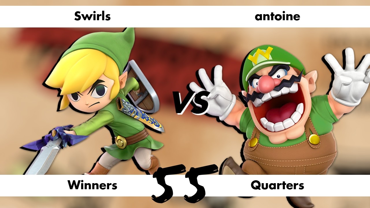 Maroon Mixups #55 - Swirls (Toon Link) Vs. antoine (Wario) - Winners Quarters