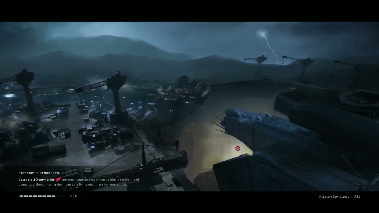 Aliens Dark Descent AI room