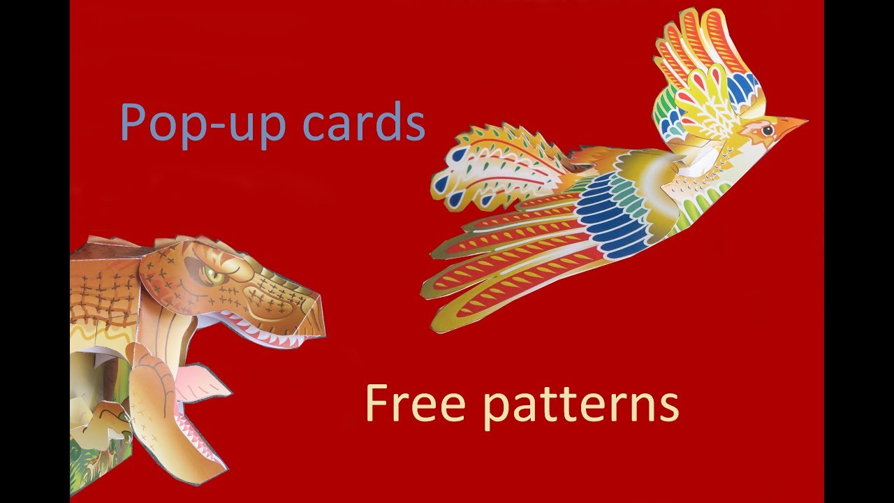 pop up cards  - canon creative park - dutchpapergirl
