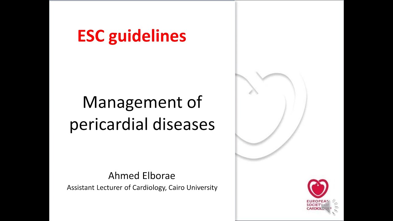 Pericardial diseases ESC guidelines
