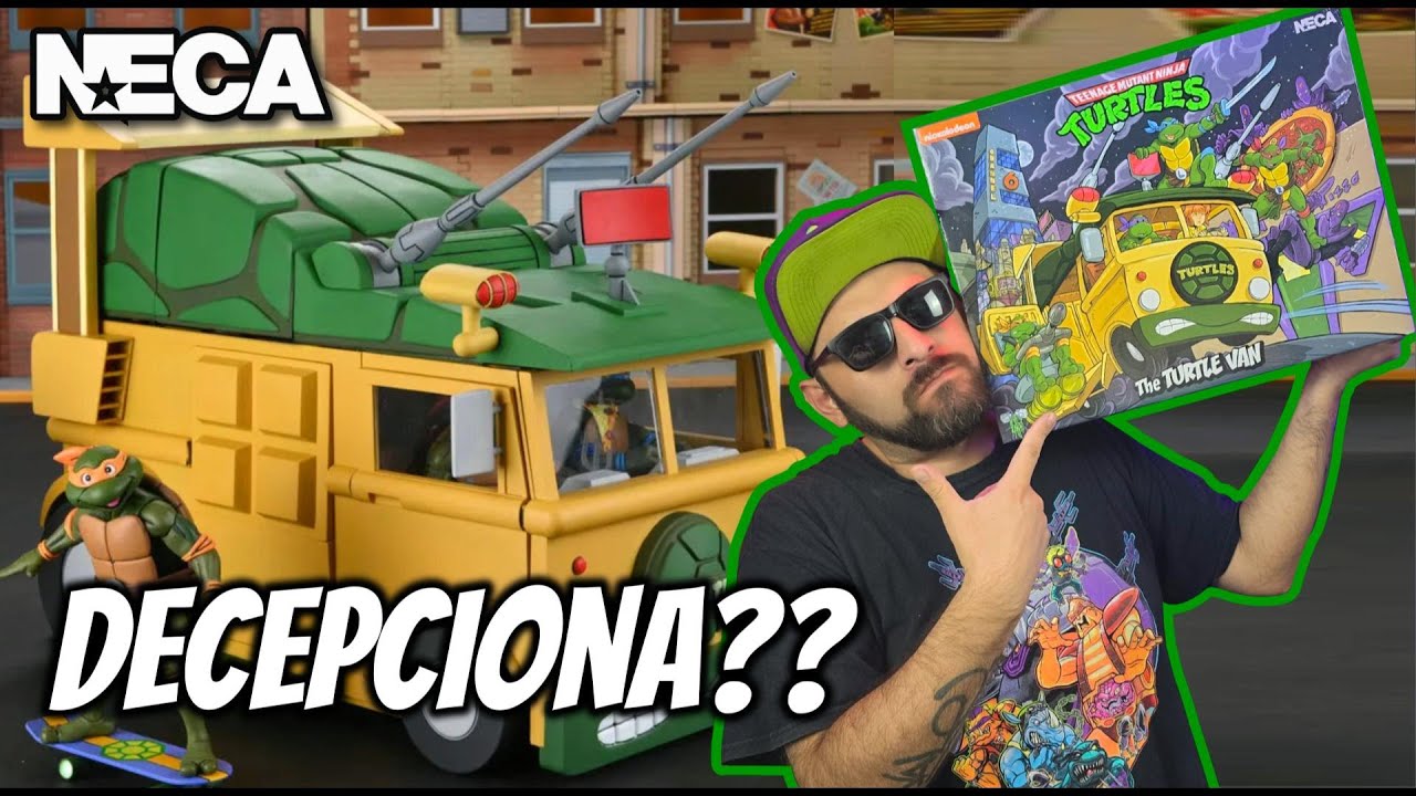 DECEPCIÓN?? | NECA TMNT CARTOON: TURTLE VAN - VAN DE LAS TORTUGAS NINJA UNBOXING / REVIEW EN ESPAÑOL