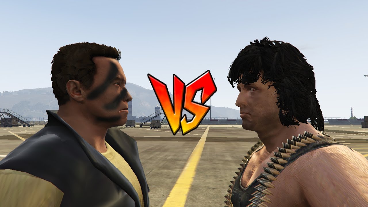 Rambo VS Commando - War Zone (GTA 5)