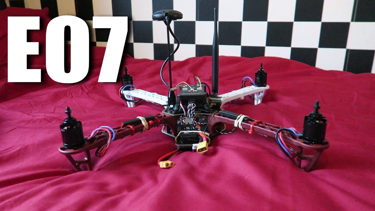 High End 450 Quadcopter - E07 - Power module and Compass