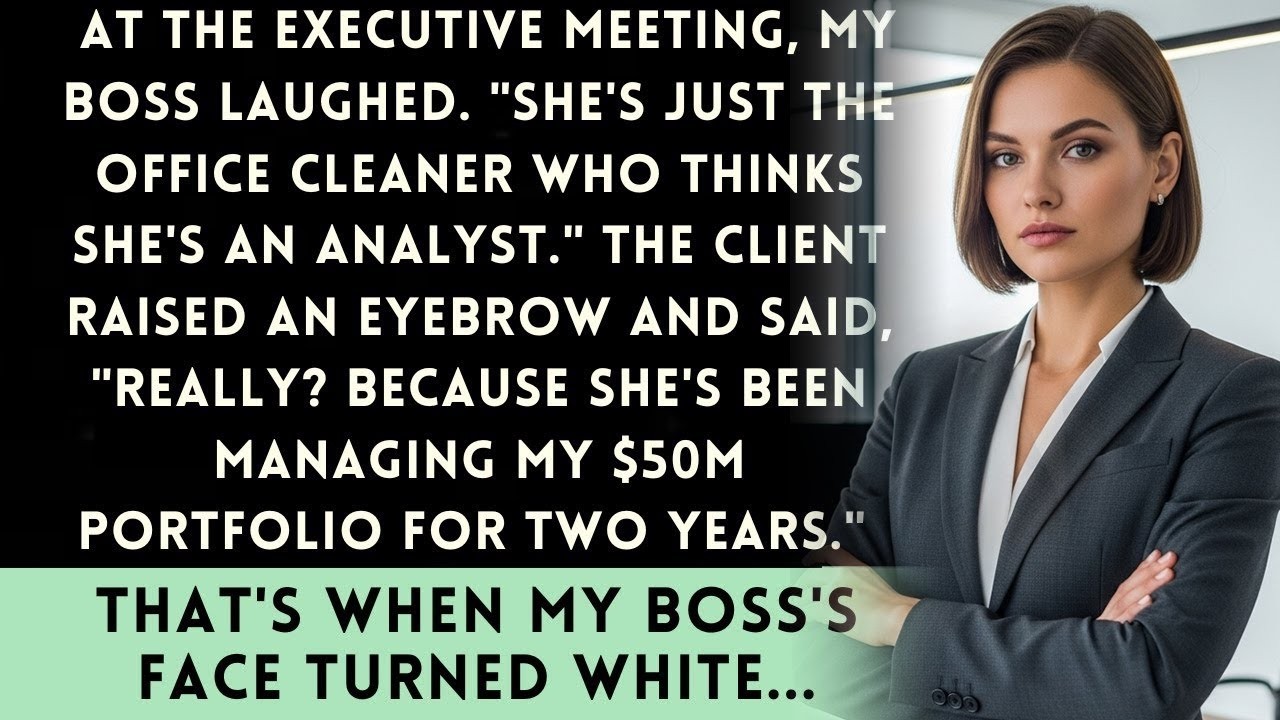 Boss Called Me Office Cleaner' For 2 Years But His Million-Dollar Client Meeting Changed Everything!