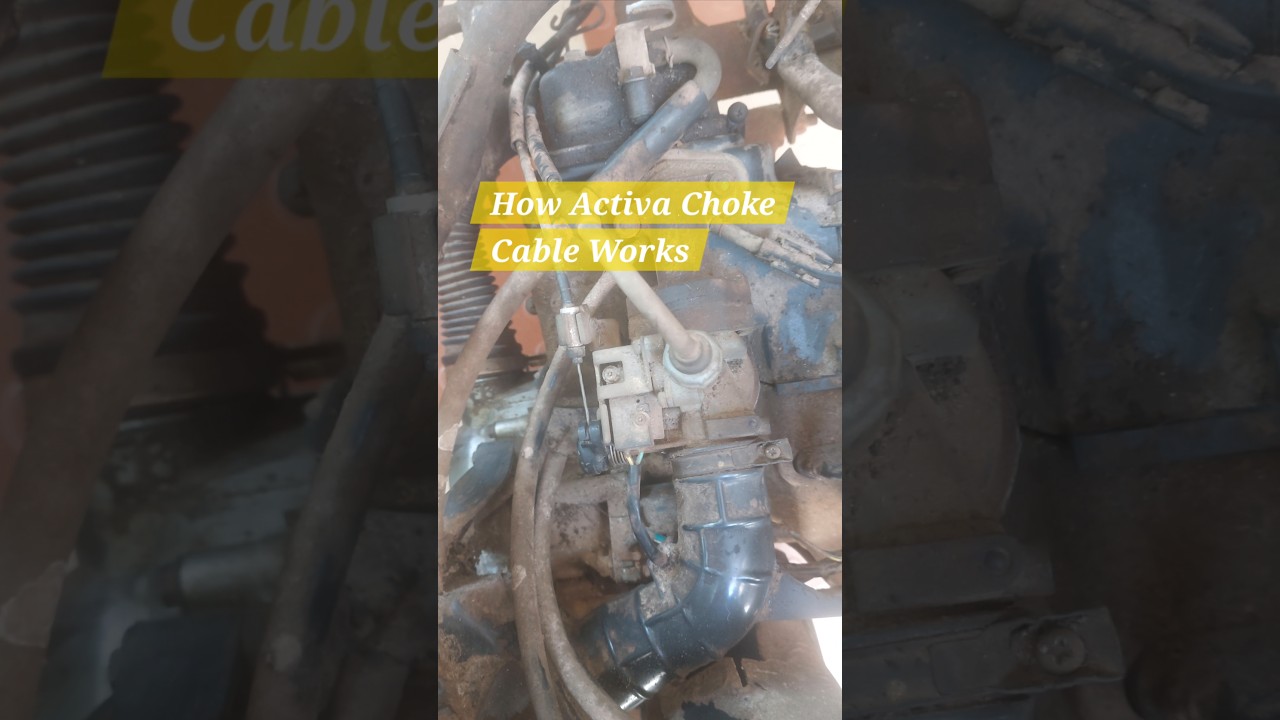 How #Activa Choke Cable Works #honda