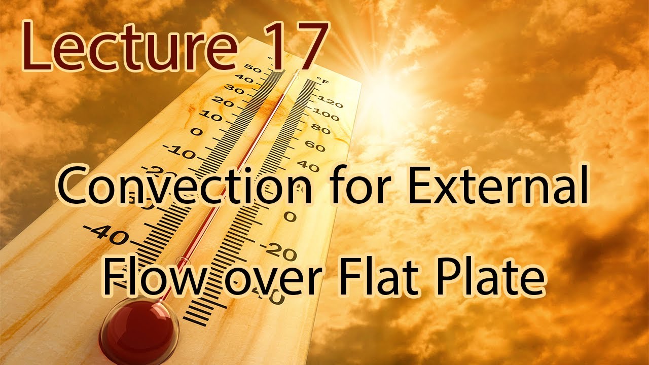 شرح مادة Heat Transfer Chapter 7 – Lecture 17 External Convection Over a Flat Plate