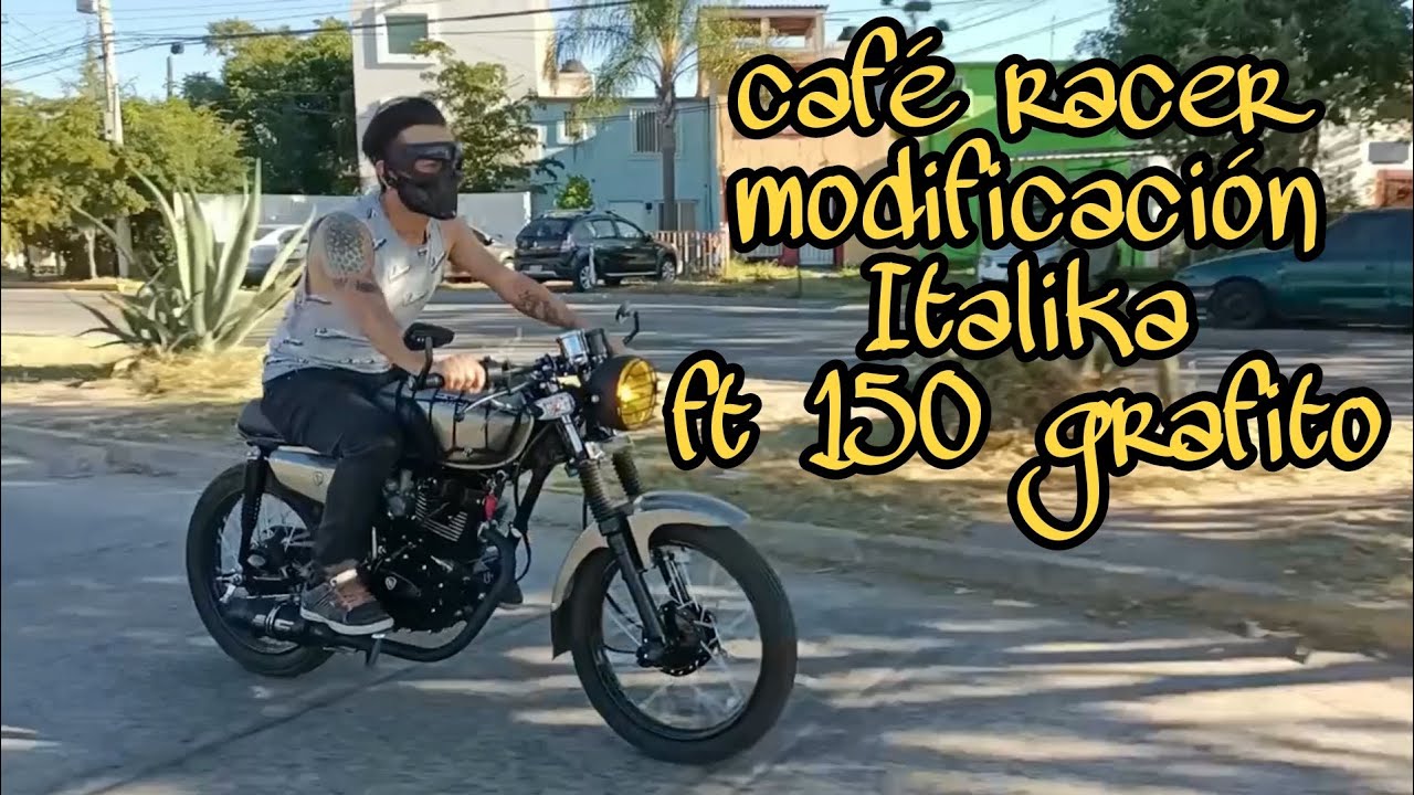 CAFE RACER FT 150 GRAFITO varias modificaciones (aún no terminada)