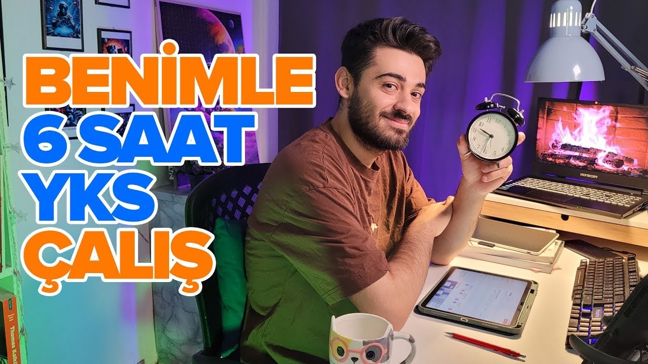 YKS'ye 144 Gün Kala Benimle Verimli Çalış! | 6 SAAT BİRLİKTE ÇALIŞALIM! | Study With Me Live