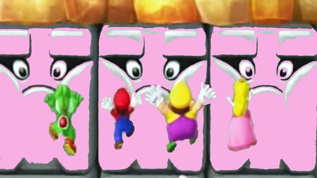 Mario Party 10 - Minigames - Yoshi vs Mario vs Wario vs Peach (Master Cpu)