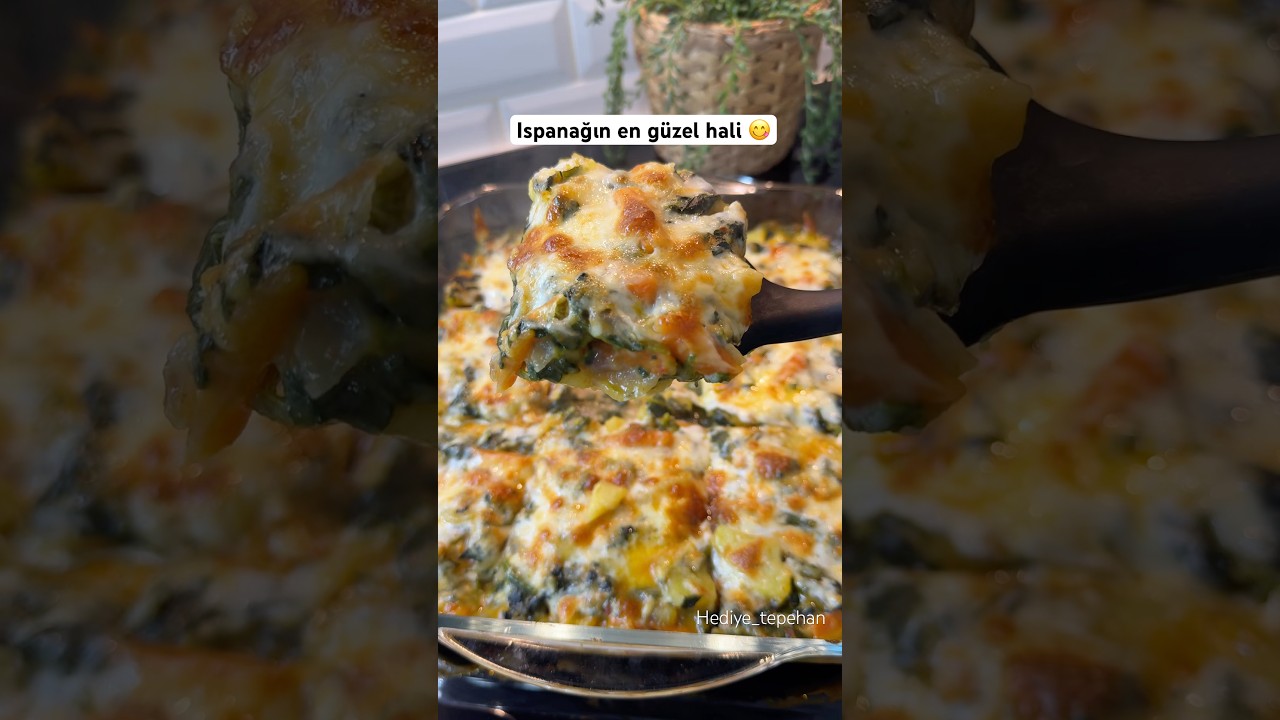 Ispanağı sevmeyen bile bayılıyor bu tarife 🥰