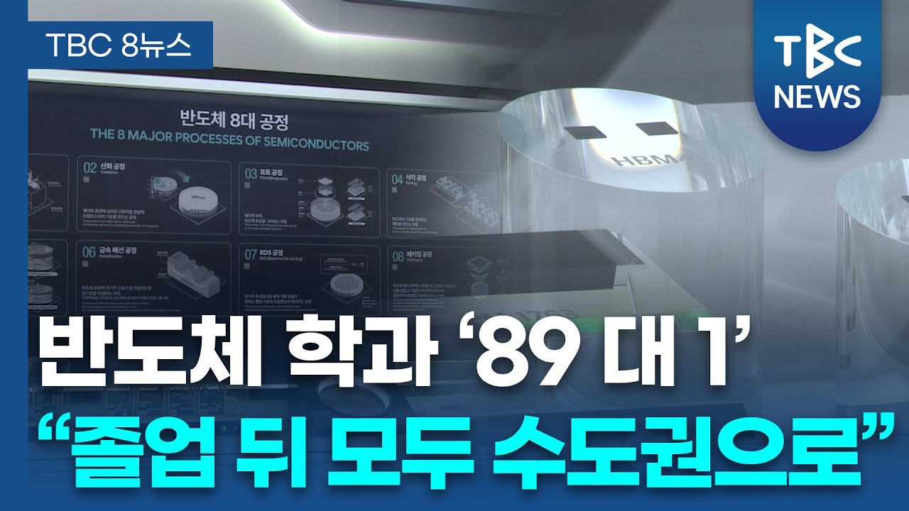 첨단 산업 활황에 관련 학과 '인기'... 졸업 후엔 수도권으로ㅣTBC뉴스