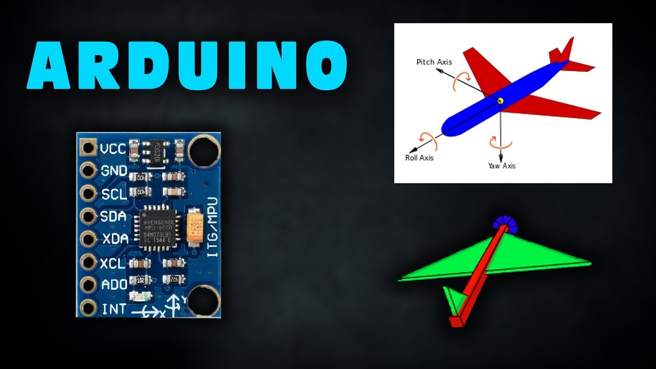 Arduino MPU6050 Accelerometer | 3D Simulator