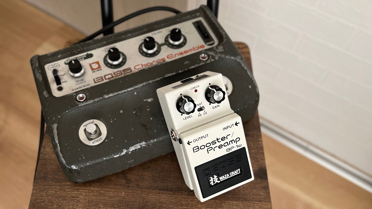 BP-1Wが届いたのでCE-1と比べてみた[Boss BP-1W Booster/Preamp]
