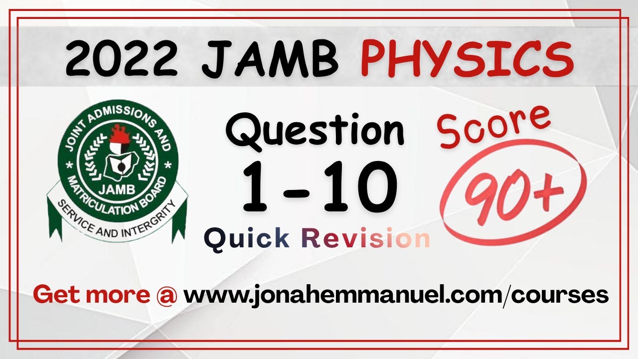 Часть 1. Вопросы и ответы по физике прошлых лет JAMB 2022: Учебник по физике JAMB | Решение JAMB ...