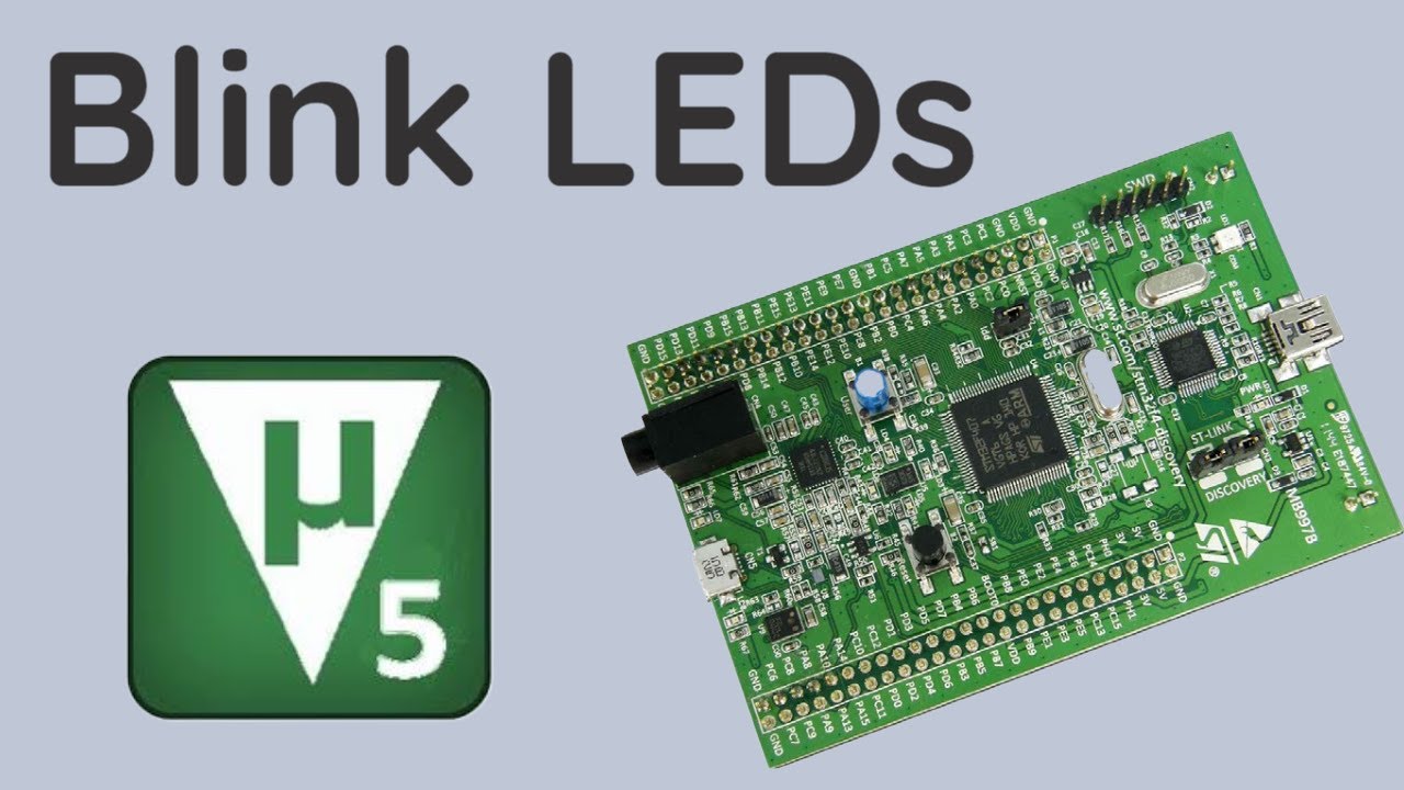 Getting started with the STM32F4 Discovery - Blink LEDs