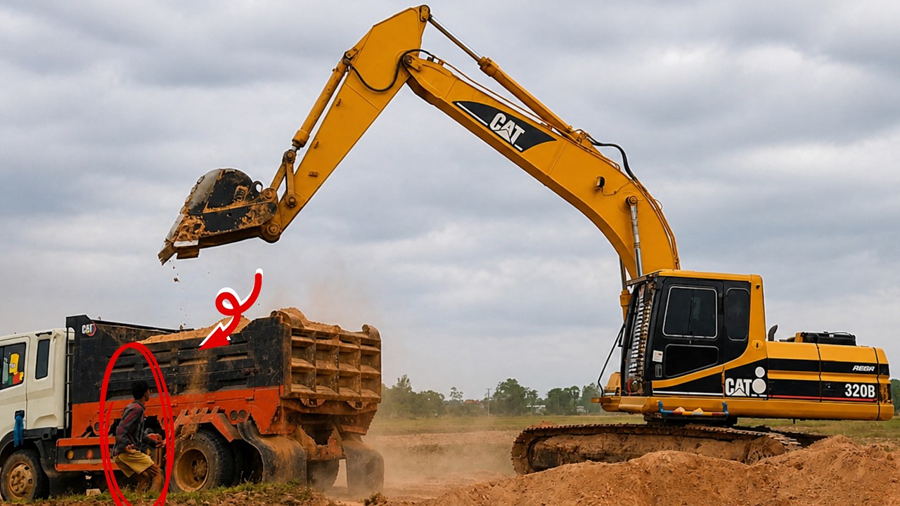 Heavy Excavator Earthmoving with Dump Truck &ndash; Satisfying Real Work Video | Iron Beast Works