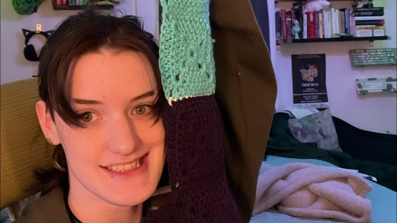 Tetris crochet blankie :3