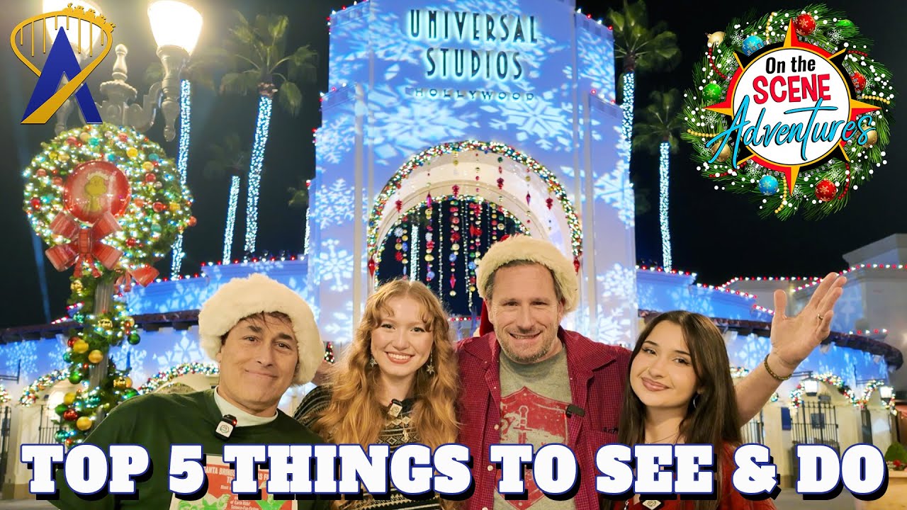 Наши ТОП-5 развлечений и достопримечательностей в Universal Studios Hollywood во время праздников...