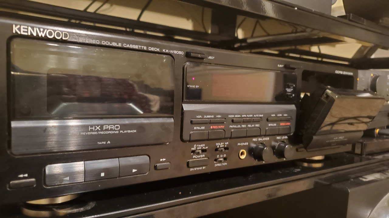 My New Toy - Kenwood KX-W8050 Cassette Deck