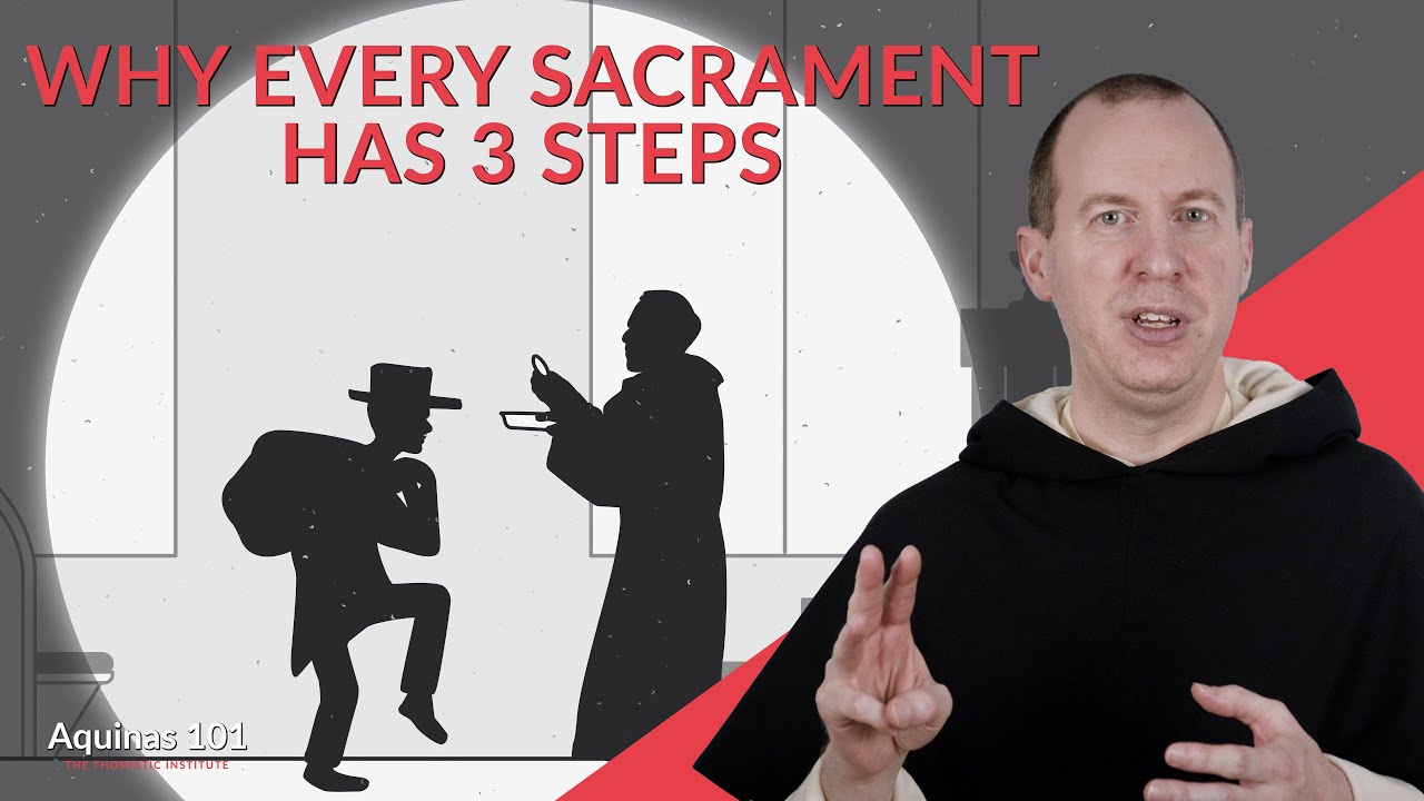 How the Sacraments Cause Grace: The Tripartite Schema (Aquinas 101)