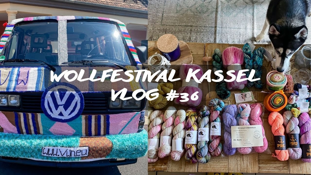 Wollfestival Kassel I Knitting Vlog #36 I 7 Oczek, PRU Yarns, Friendly Sheep und viel mehr