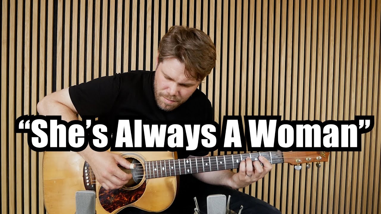 "She's Always A Woman" by Billy Joel (FINGERSTYLE GUITAR)