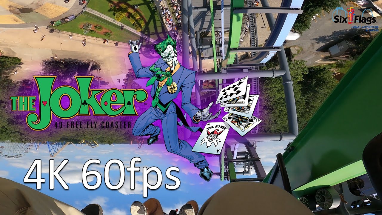 Official The Joker POV 2021 - 4k 60fps - Six Flags Great Adventure