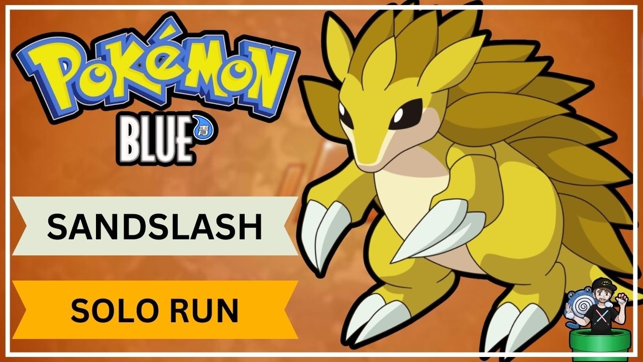 Как быстро вы сможете пройти Pokemon Blue, используя ТОЛЬКО Sandslash? Испытание на земляной тип,...