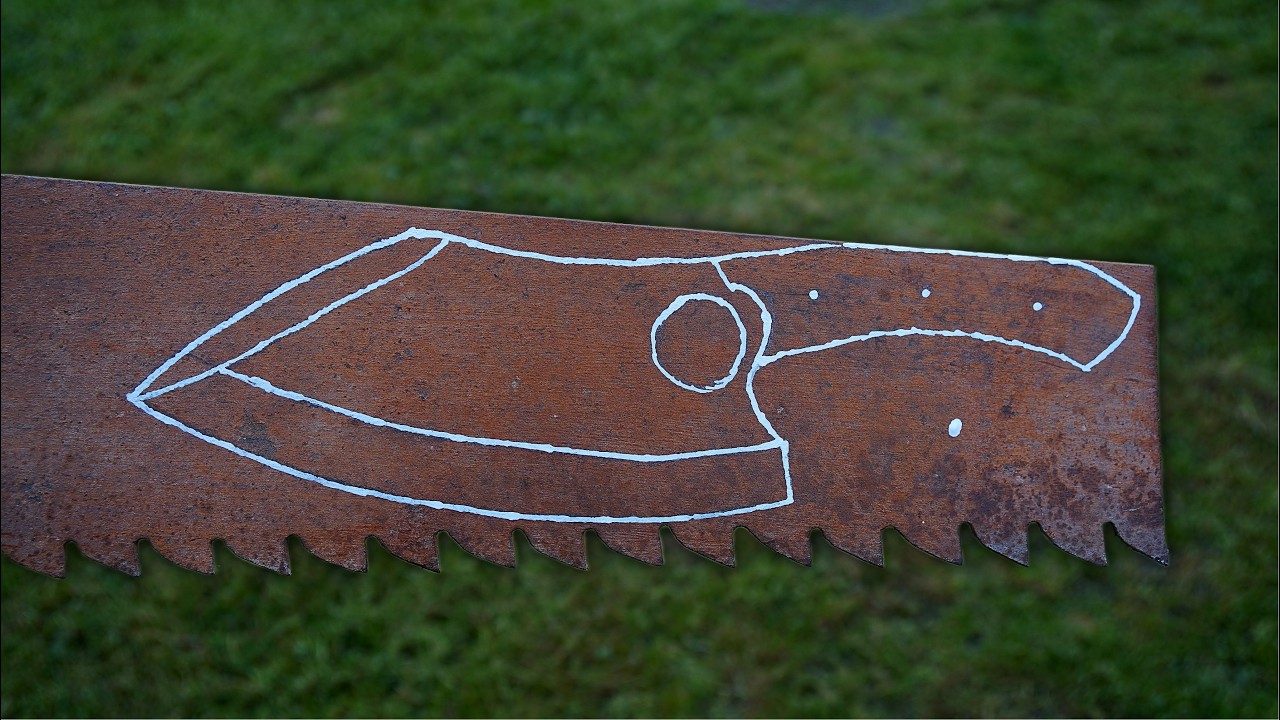 From Rusted Saw Blade to Sharp Kitchen Knife