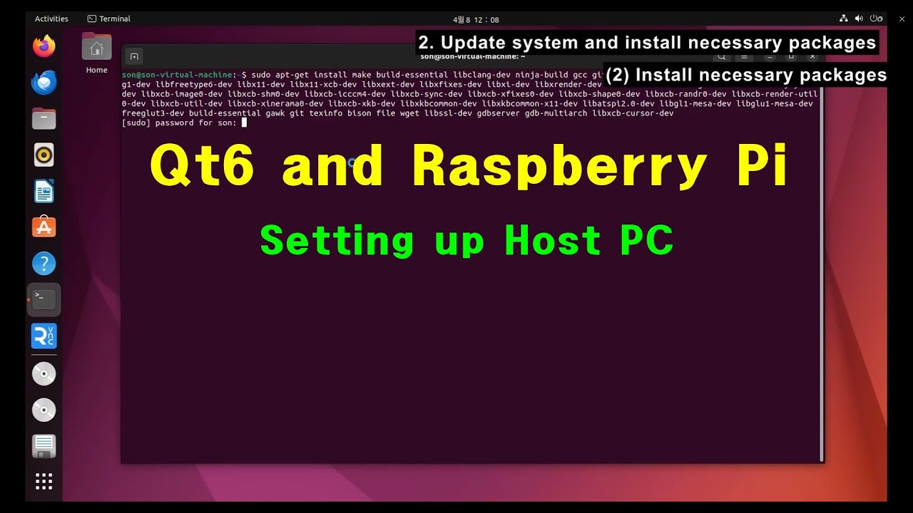 Qt6 and Raspberry Pi - 2 : Setting up Host PC