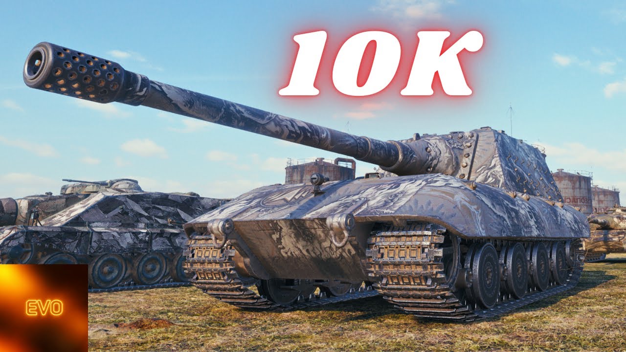 Jagdpanzer E 100  10K Damage & Jagdpanzer E 100  11K Damage  World of Tanks