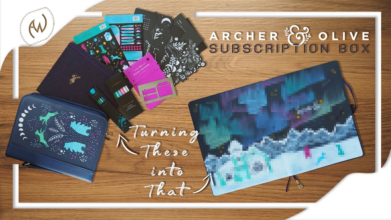 Archer & Olive - December | Unboxing + Illustration