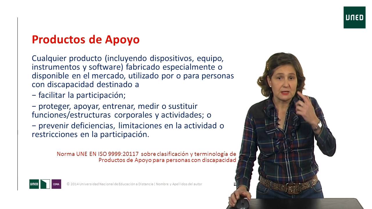 Productos de apoyo, ayudas técnicas y ajustes razonables