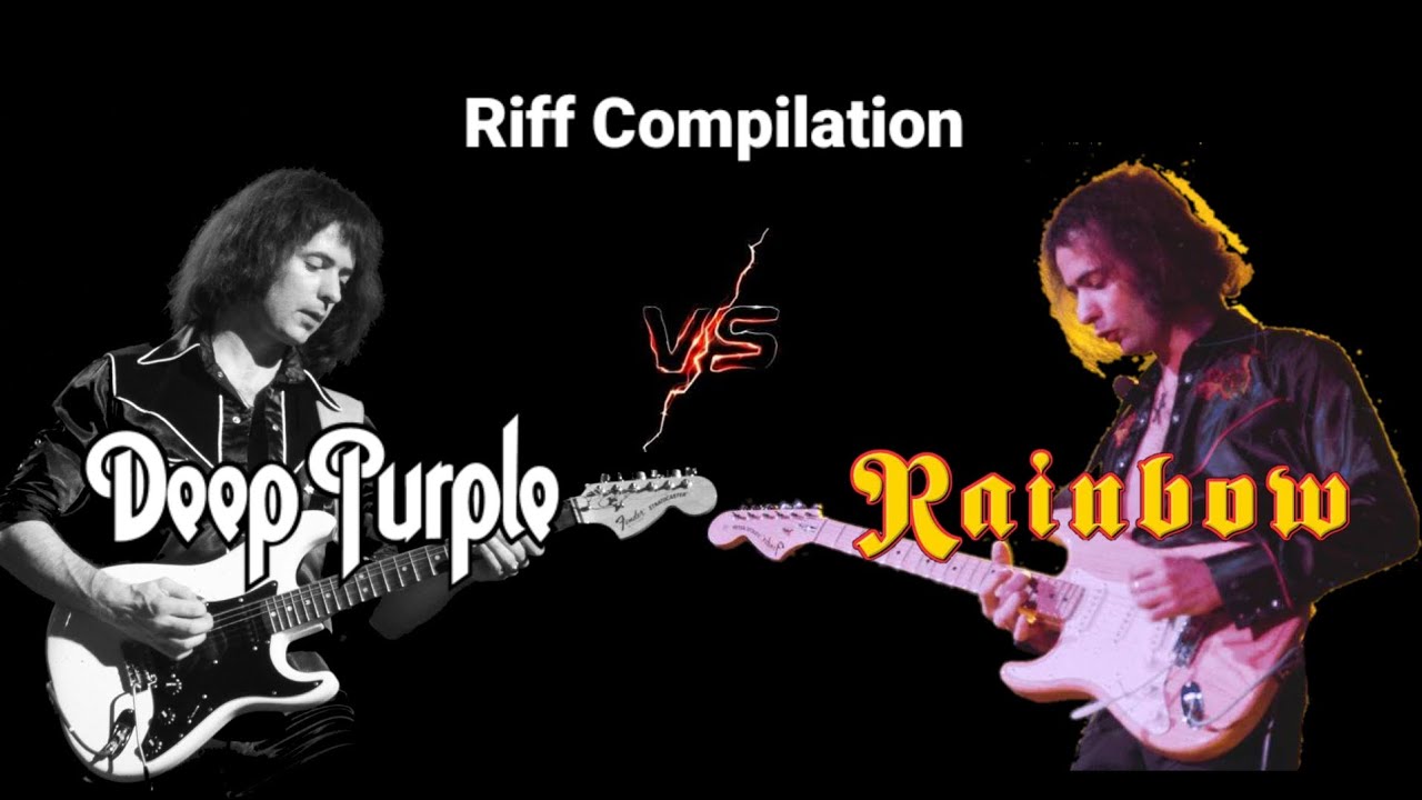 [Compilation] Deep Purple vs. Rainbow (guitar riff compilation)