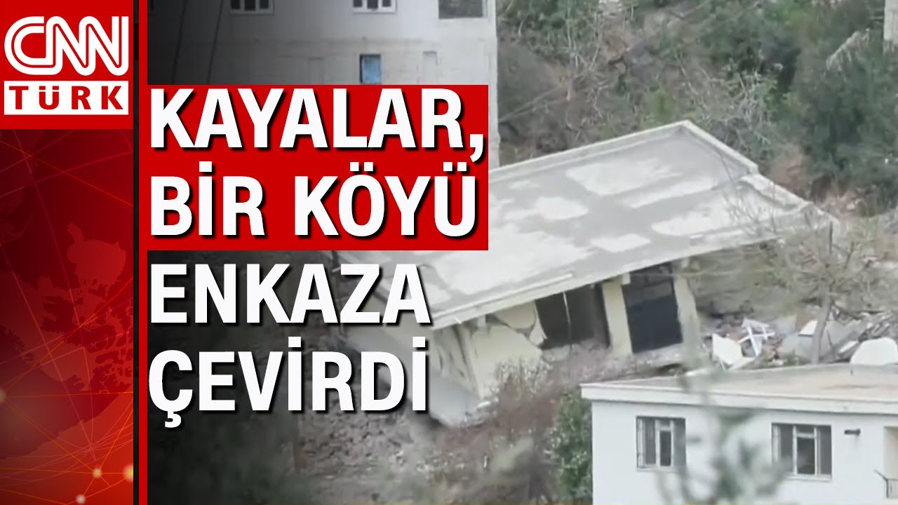 Depremin yıkamadığını kayalar yıktı