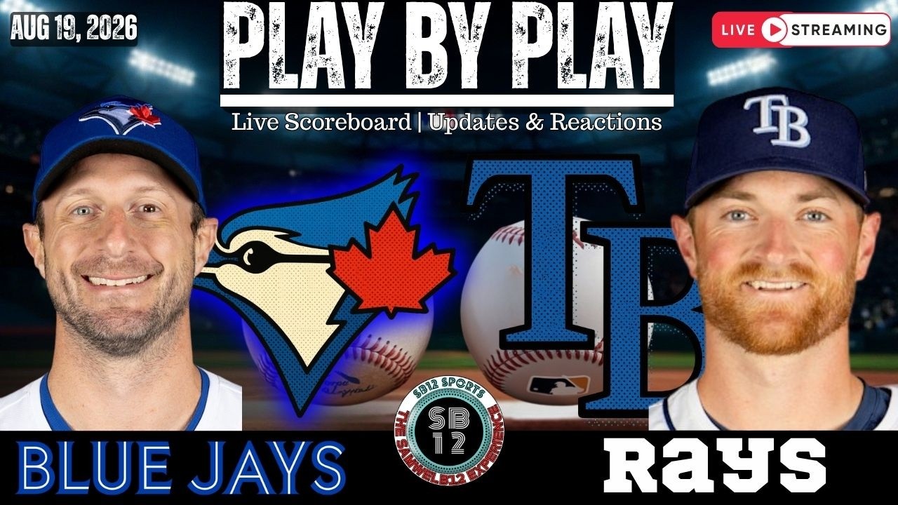 🧢 LIVE:  Toronto Blue Jays vs Tampa Bay Rays MLB | Play by Play & Reactions!