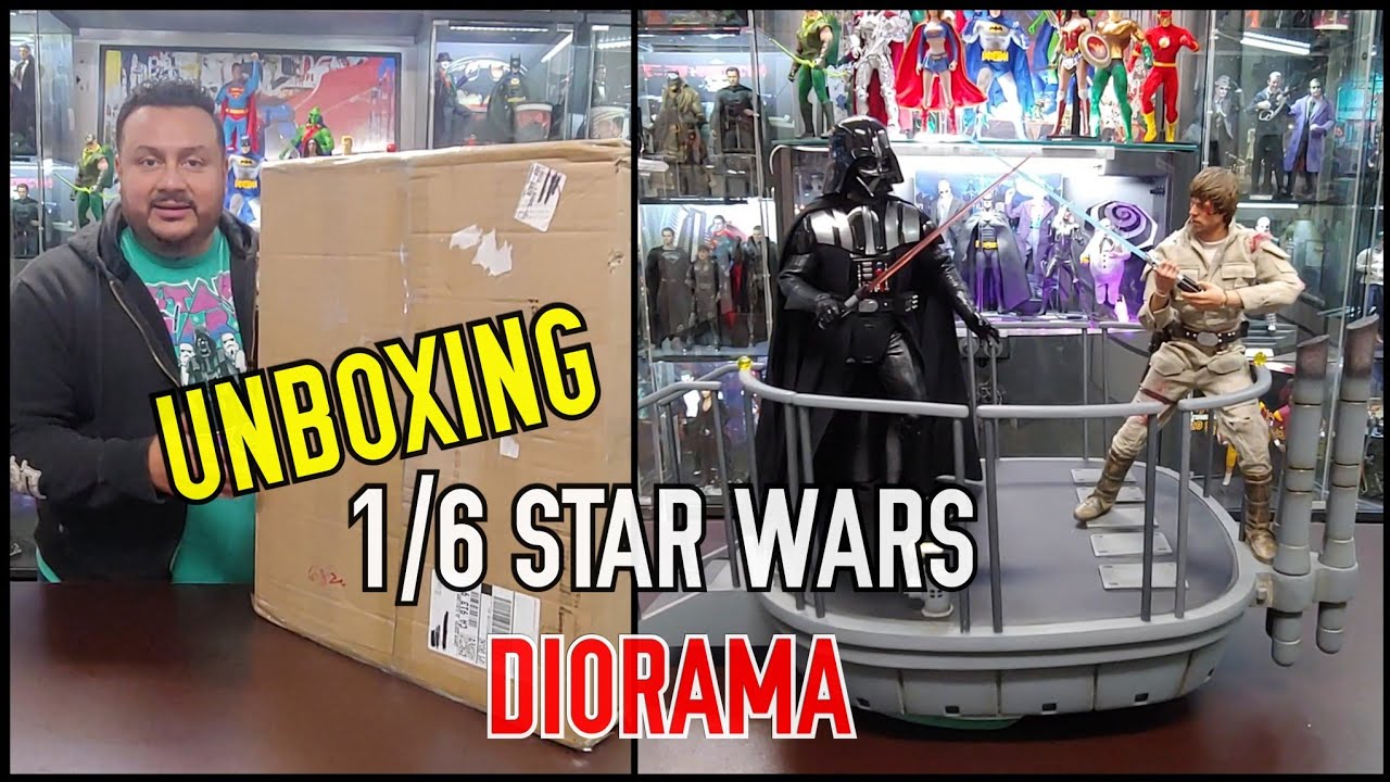 #StarWars #Diorama #hottoys Unboxing 1/6 scale Bespin Gantry Diorama Custom by Jazzinc en Español