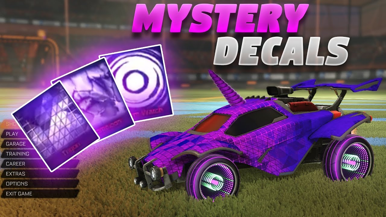 NEW 'STORM WATCH' 'CHAMELEON' AND 'TRIGON' MYSTERY DECALS (New Rocket League Update Showcase)