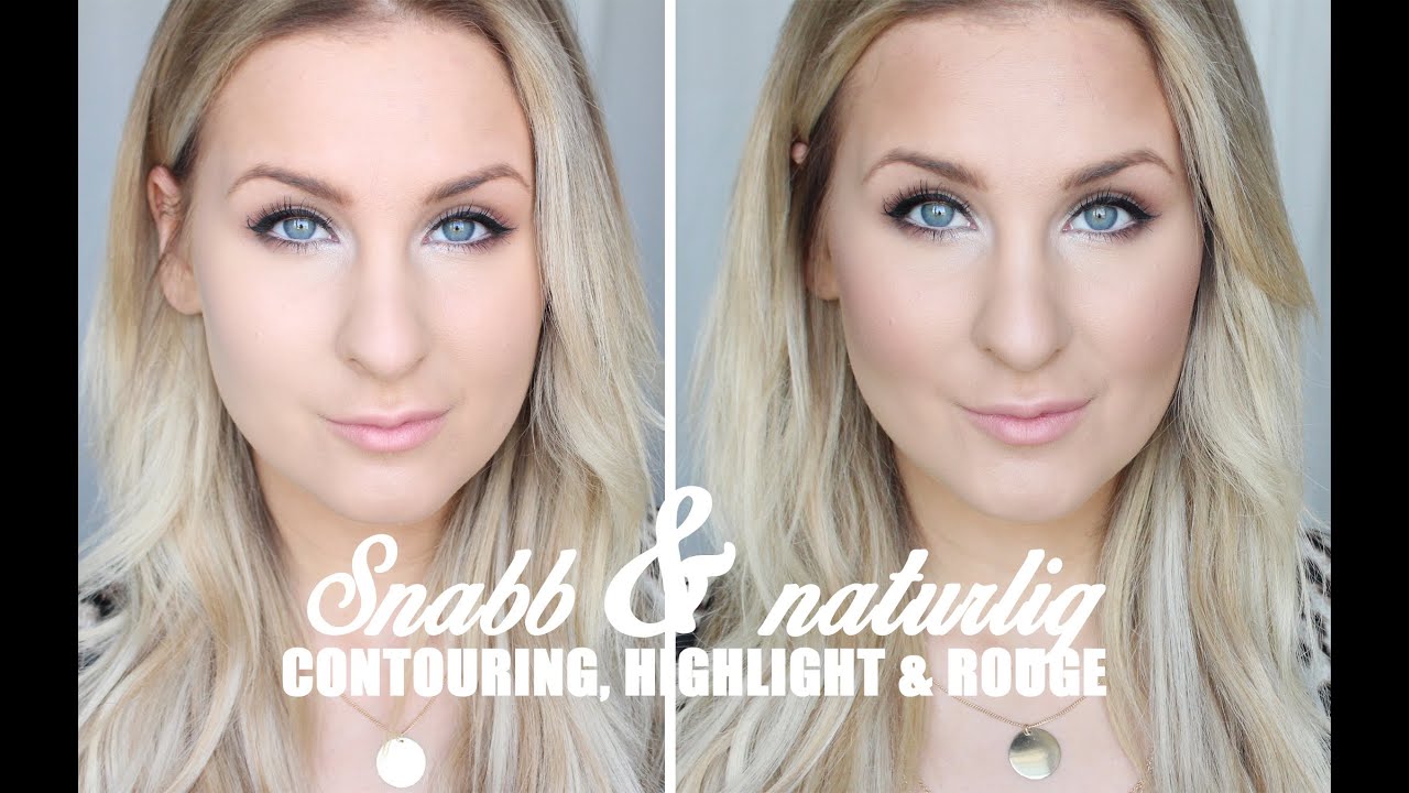 Snabb, lätt & naturlig Contour, Rouge & Highlighter